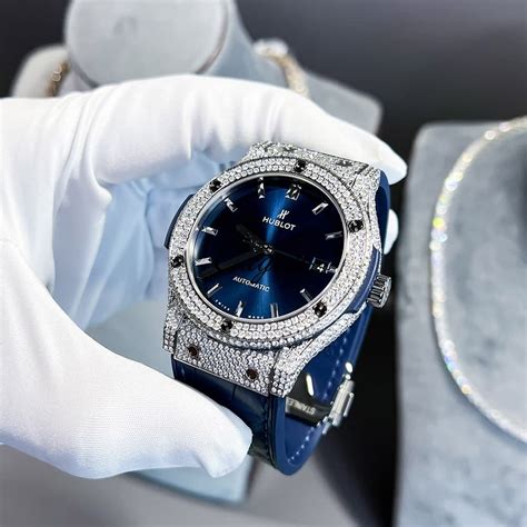 blue diamond watch Hublot